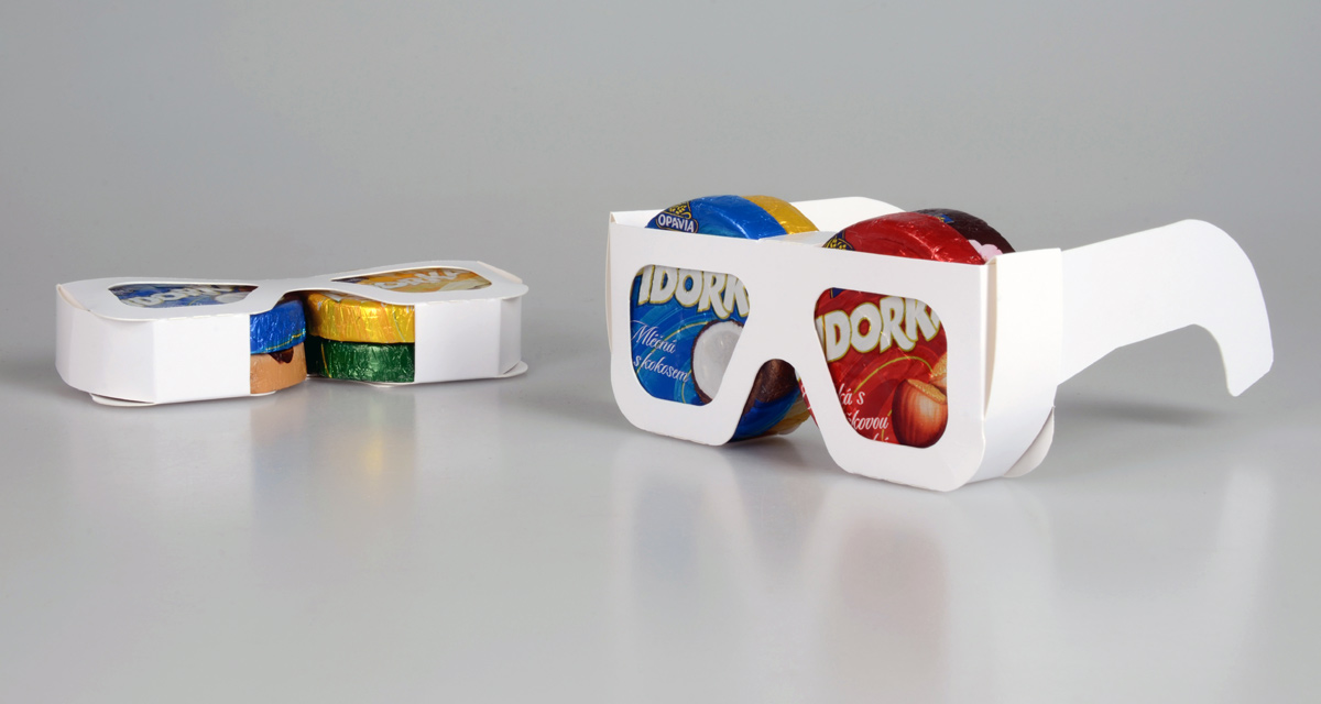 multipack na Fidorky ve tvaru 3D brýlí