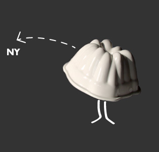 forma na bábovku v NY