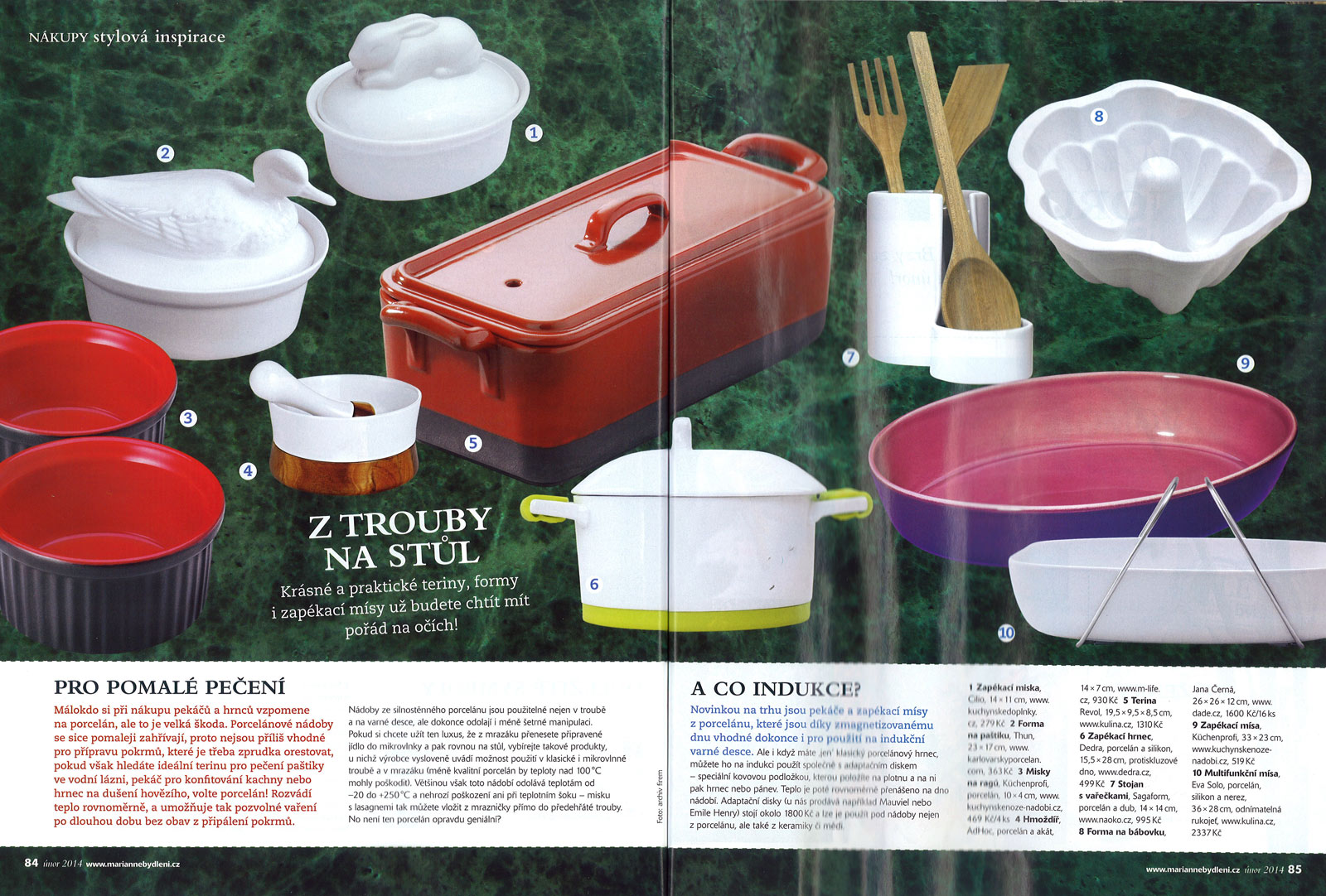 marianne bydlení formy na pečení